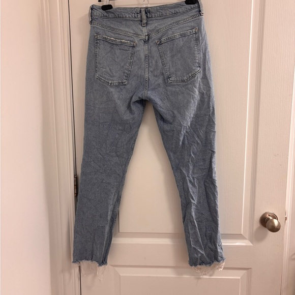 Agolde Light Blue Straight Leg Jeans Size 29 - Picture 4 of 5